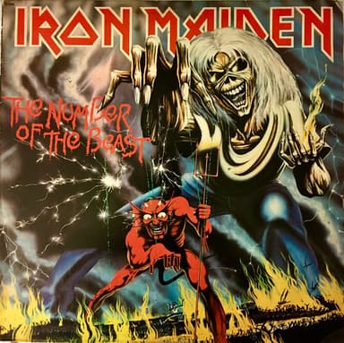 Album Cover Art for The Number Of The Beast