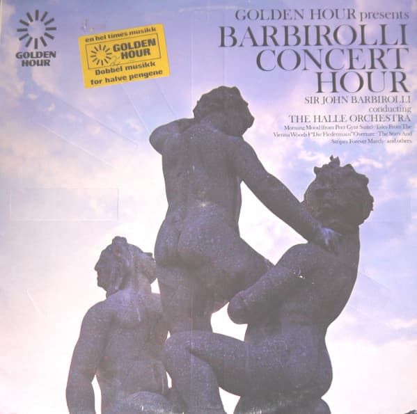 Album Cover Art for Golden Hour Presents Barbirolli Concert Hour