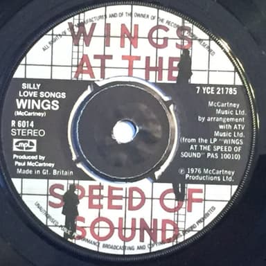Album Cover Art for Silly Love Songs