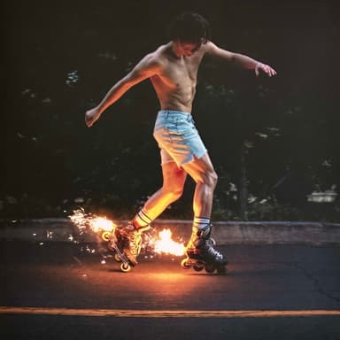 Album Cover Art for Fireworks & Rollerblades