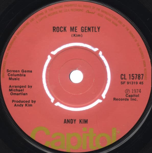 Album Cover Art for Rock Me Gently