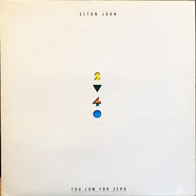 Album Cover Art for Too Low For Zero