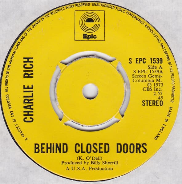 Album Cover Art for Behind Closed Doors