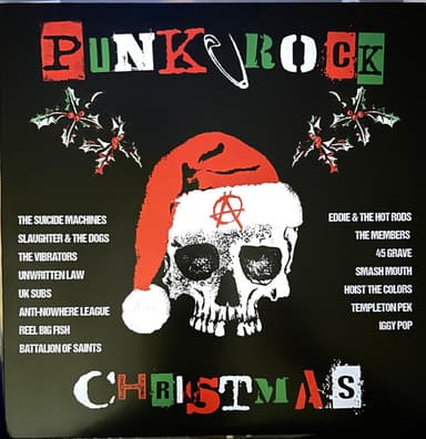 Album Cover Art for Punk Rock Christmas