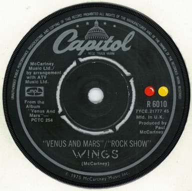 Album Cover Art for Venus And Mars / Rock Show