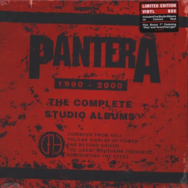 Album Cover Art for The Complete Studio Albums 1990-2000