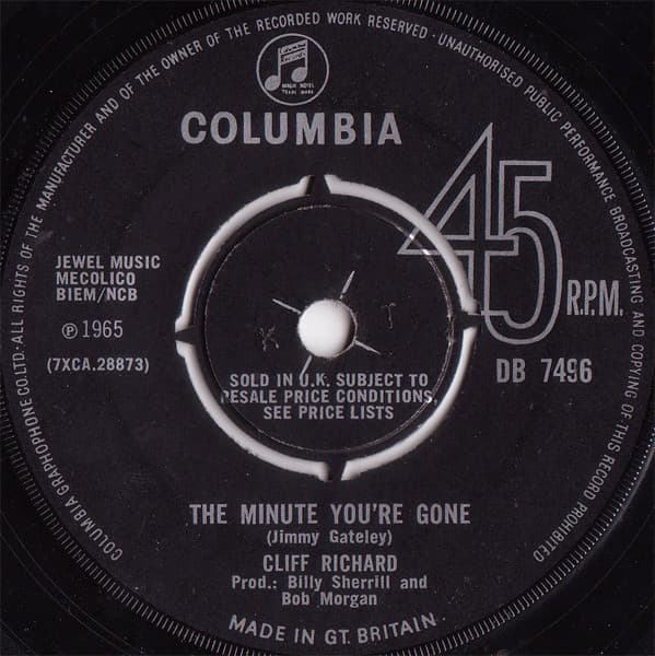 Album Cover Art for The Minute You're Gone