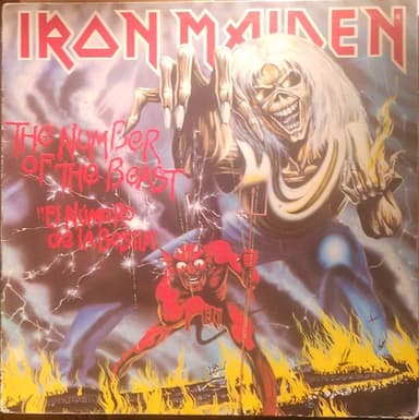 Album Cover Art for The Number Of The Beast = El Número De La Bestia