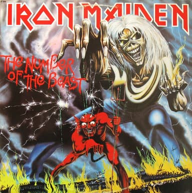 Album Cover Art for The Number Of The Beast