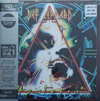 Album Cover Art for Hysteria
