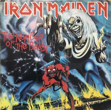 Album Cover Art for The Number Of The Beast