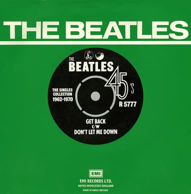 Album Cover Art for Get Back c/w Don't Let Me Down