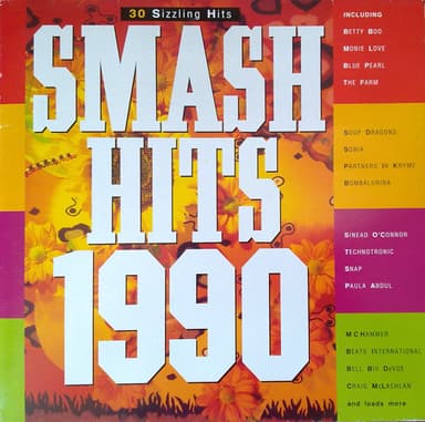 Album Cover Art for Smash Hits 1990