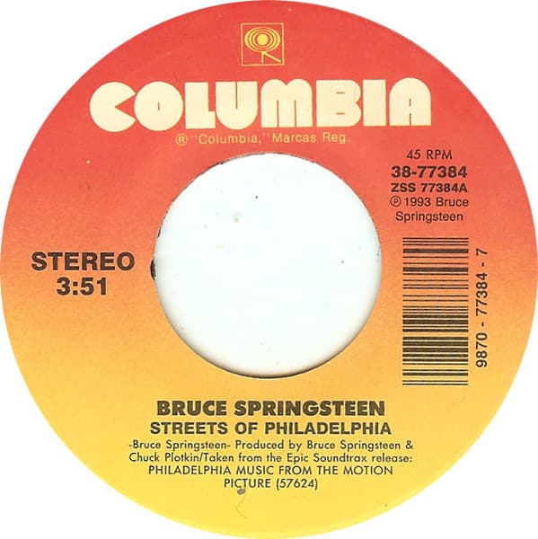 Album Cover Art for Streets Of Philadelphia