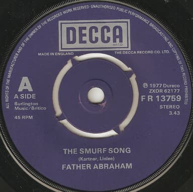 Album Cover Art for The Smurf Song