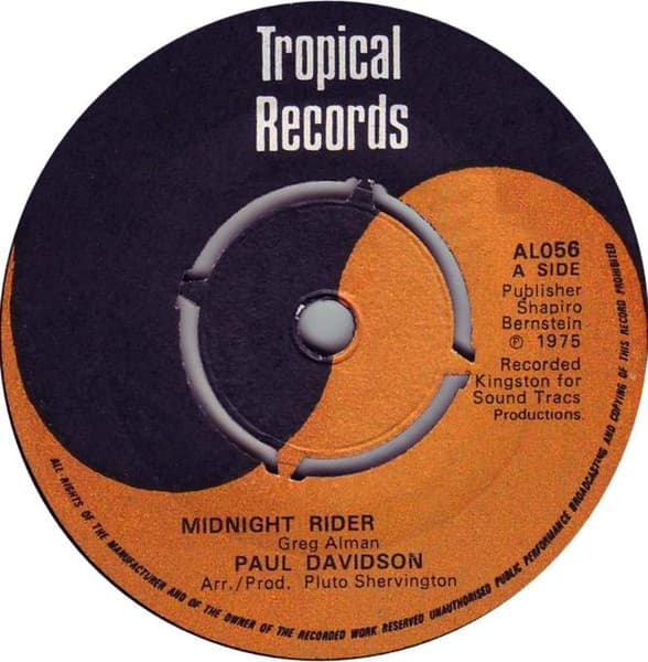 Album Cover Art for Midnight Rider