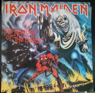 Album Cover Art for The Number Of The Beast