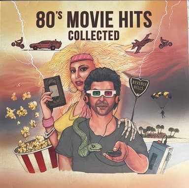 Album Cover Art for 80's Movie Hits Collected