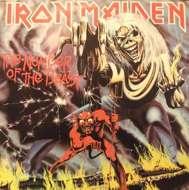 Album Cover Art for The Number Of The Beast