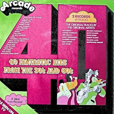 Album Cover Art for 40 Fantastic Hits From The 50's And 60's