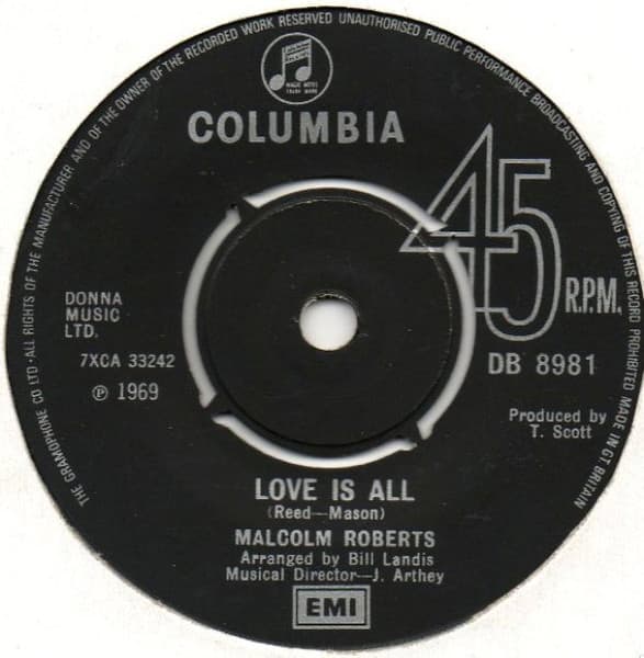 Album Cover Art for Love Is All / God Bless Joanna