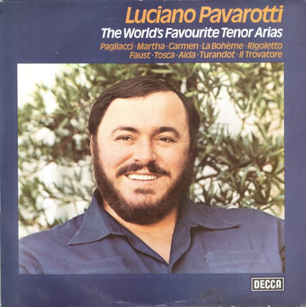 Album Cover Art for The World's Favourite Tenor Arias