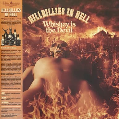 Album Cover Art for Hillbillies In Hell: Whiskey Is The Devil (1962-1974)