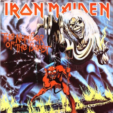Album Cover Art for The Number Of The Beast