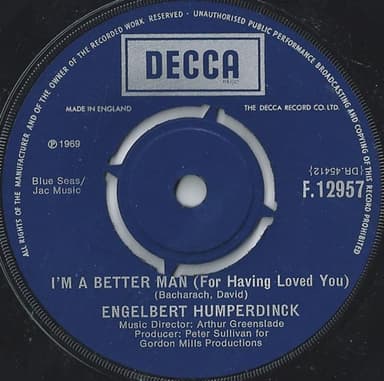 Album Cover Art for I'm A Better Man (For Having Loved You) / Cafe