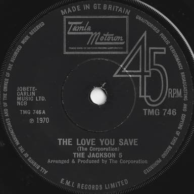Album Cover Art for The Love You Save