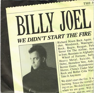 Album Cover Art for We Didn't Start The Fire