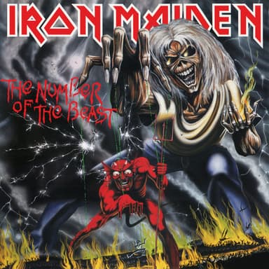 Album Cover Art for The Number Of The Beast