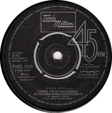 Album Cover Art for Theme From Mahogany "Do You Know Where You're Going To"
