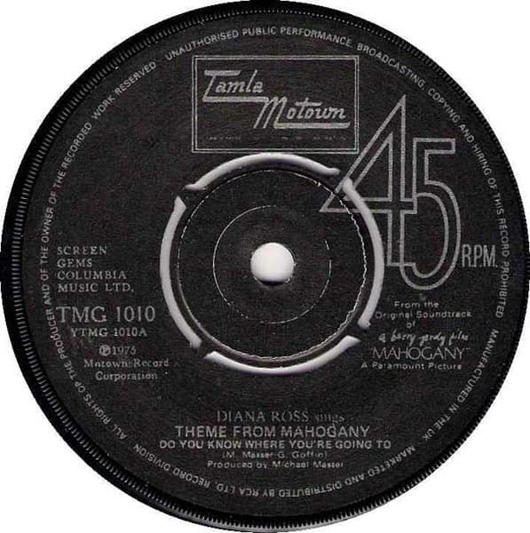 Album Cover Art for Theme From Mahogany "Do You Know Where You're Going To"