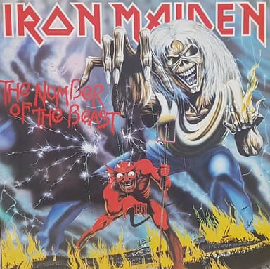 Album Cover Art for The Number Of The Beast