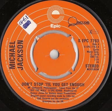 Album Cover Art for Don't Stop 'Til You Get Enough