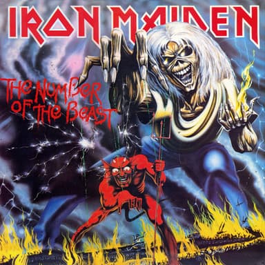 Album Cover Art for The Number Of The Beast