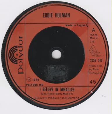 Album Cover Art for I Believe In Miracles