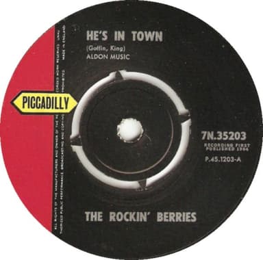 Album Cover Art for He's In Town