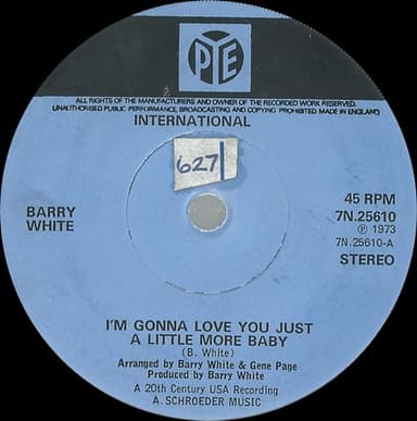 Album Cover Art for I'm Gonna Love You Just A Little More Baby