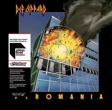 Album Cover Art for Pyromania