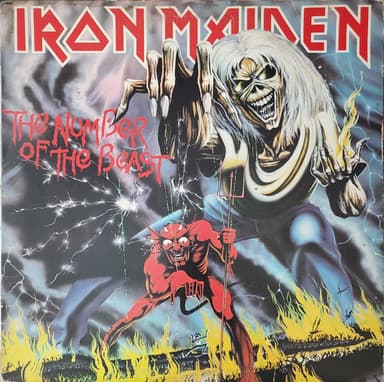 Album Cover Art for The Number Of The Beast