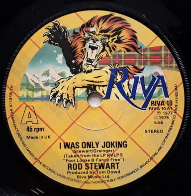 Album Cover Art for I Was Only Joking / Hot Legs