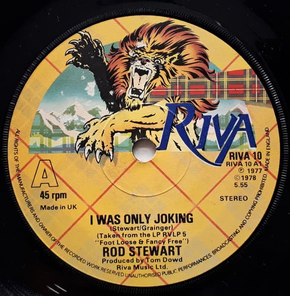 Album Cover Art for I Was Only Joking / Hot Legs