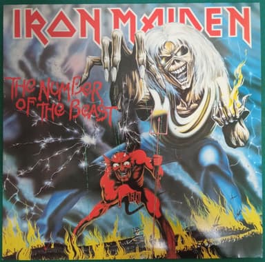 Album Cover Art for The Number Of The Beast