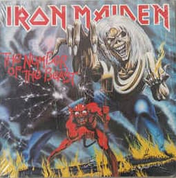 Album Cover Art for The Number Of The Beast