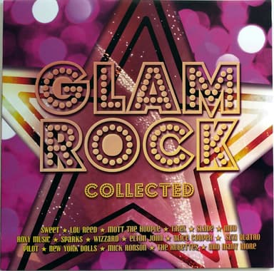 Album Cover Art for Glam Rock Collected