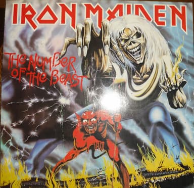 Album Cover Art for The Number Of The Beast