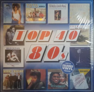 Album Cover Art for Top 40 80s