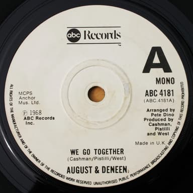 Album Cover Art for We Go Together / Like Adam And Eve